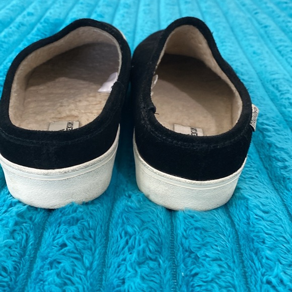STAJEEKUM BLACK SUEDE SNEAKERS SLIDES - Picture 4 of 8